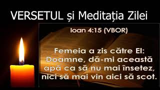 Versetul si Meditatia zilei de 2 Iunie - slujitor Dani