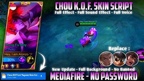 Chou Kof Iori Yagami Skin Script No Password MediaFire Full Effect Voice And Sound Necrokeep Patch