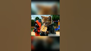 Can a cat survive a Squid game dalgona candy challenge? #shorts #squidgame #funny