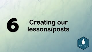 Distill Tutorial: Creating Lessons/Posts