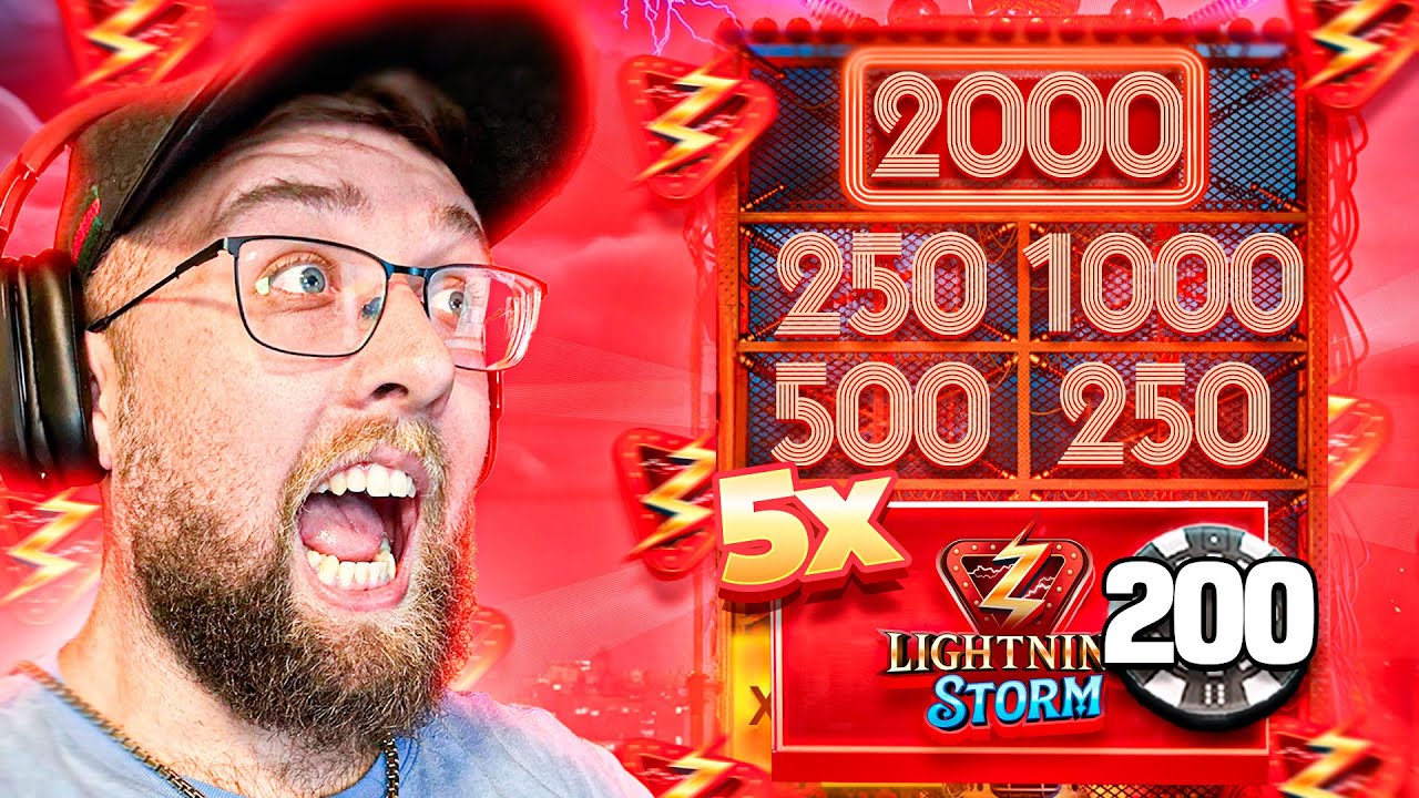 INSANE WIN ON 5X TOP SLOT LIGHTNING STORM GAME SHOW! - YouTube