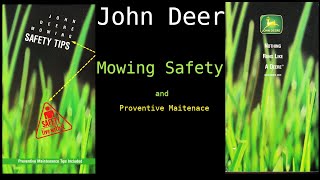 John Deer Mowing Safety and Maintenance Tips #righttorepair (19XX)
