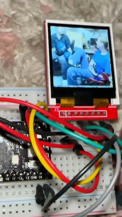 RaspberryPi Pico and ST7735 display (Bitmap Loop) ///// (YD-2040-LITE ...