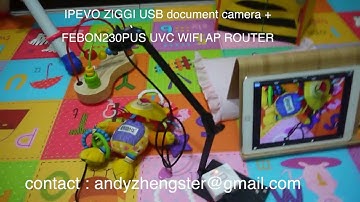 let Logitech usb camera / usb microscope / ipevo ziggi docoument camera to an iPad