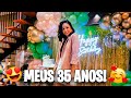 MINHA FESTA DE ANIVERSÁRIO! | *amanda faz 35!*