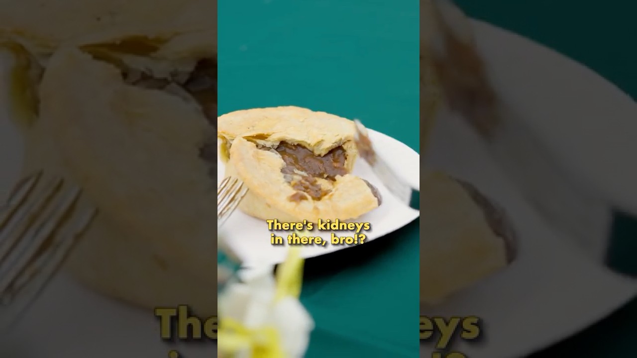 NFL Players try Steak & Kidney Pie for the first time!