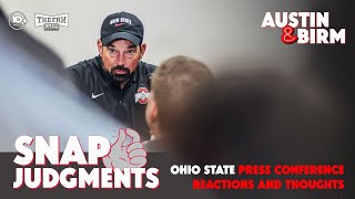 Snap Judgments: Ohio State, Ryan Day focused on efficiency, chasing perfection heading into October