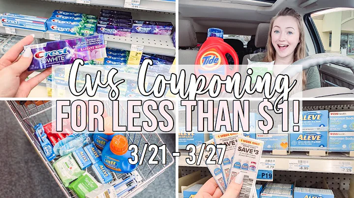CVS COUPONING HAUL FOR LESS THAN $1?!  (3/21-3/27)...