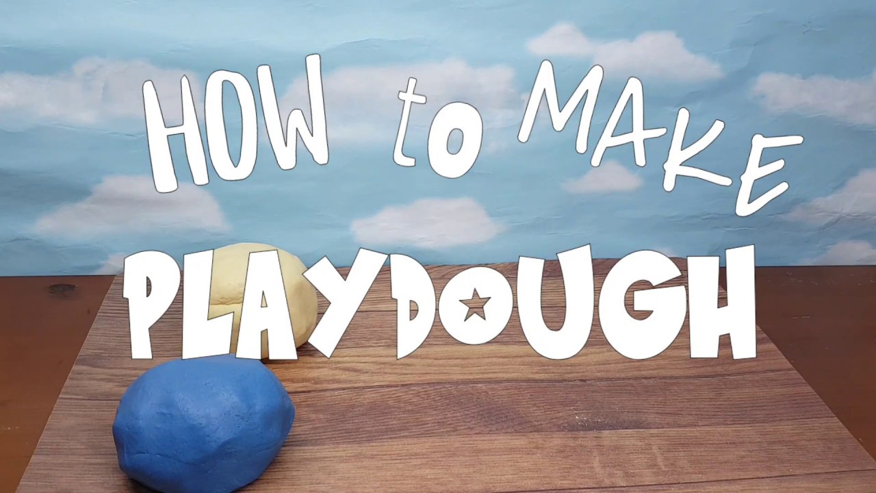 HOW TO MAKE PLAYDOUGH EASY steps for Kids YouTube