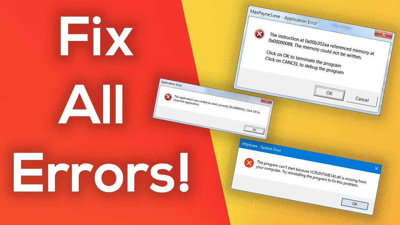 Fix error message. Fix Error. 0xc000007b GTA 5. How to Fix this problem. Error (0x005433) - update Issue.