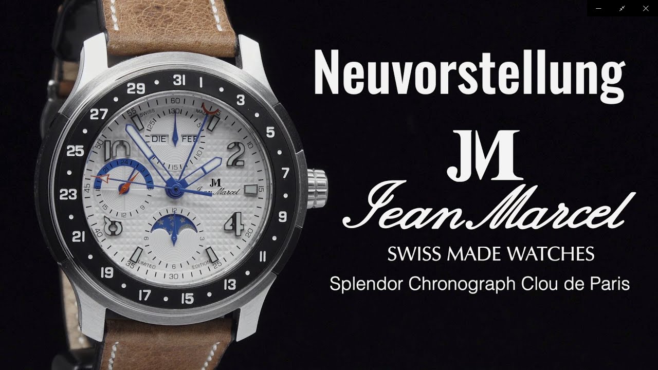 Hands-on: Jean Marcel Splendor Chronograph Clou de Paris