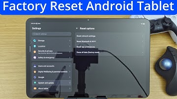 Android-tablet fabrieksinstellingen herstellen