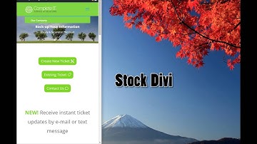 Divi Mobile Menu