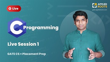 Interactive problem solving session on C Programming PART 1 | GATE CS 2022 | GATE APPLIED COURSE