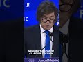 Javier Milei talks about the Torah portion at Davos