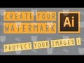 Protect images with your watermark in Adobe Illustrator