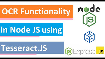 Optical character recognition functionality using Tesseract.js