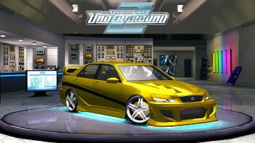 NFS Underground 2 - Lexus IS300 (Loading Screen Car) Tuning & Customization