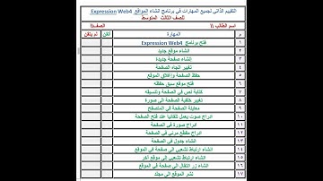 شرح برنامج expression web4(انشاء وتصميم موقع ) استعدادا  للاختبار العملي (رابط البرنامج في الوصف)