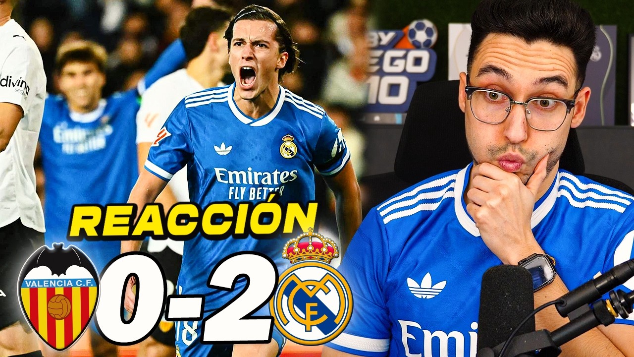 REACCIONES DE UN HINCHA al Valencia vs Real Madrid 0-2 *GRACIAS CARRERAS* | ByDiegoX10