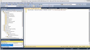 Microsoft SQL Server 70-462 Tutorial | Testing Backups