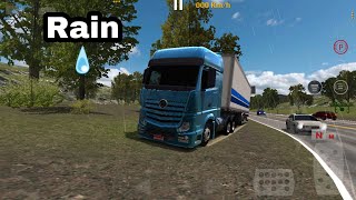 World Truck Driving Simulator Rain Android Gameplay #11 screenshot 4