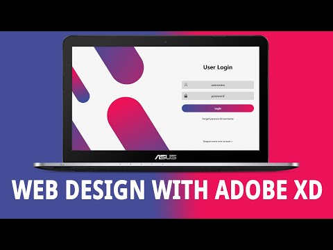 Web Design - Adobe Xd - Login Screen