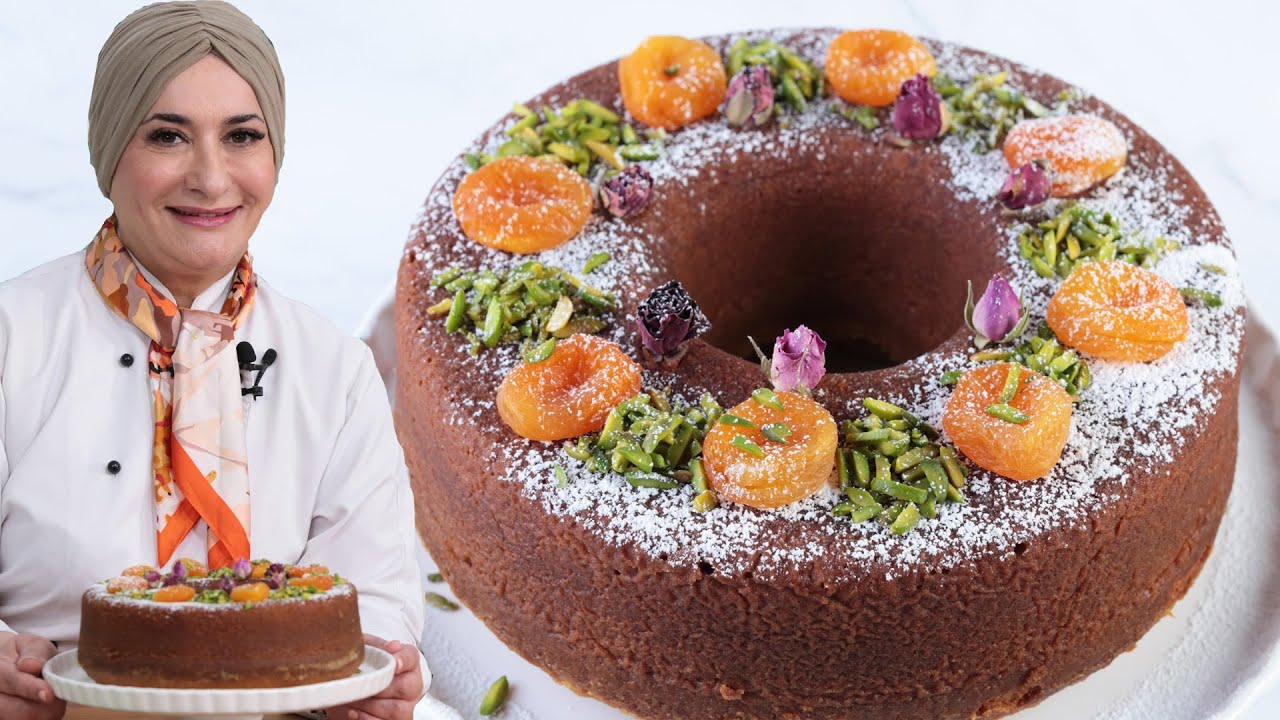 كيكة قمر الدين الرمضانيه الهشه هتستمتعوا بطعمها اللذيذ | منال العالم