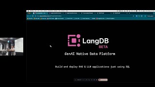 "Building, Debugging, Deploying RAG/LLM Applications using LangDB, SQL and Python" by Vivek Gudapuri