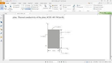 Ansys , 2D HEAT CONDUCTION , problem 29 as per vtu syllabus from ANSYS lab.