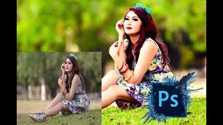Best Photo Retouching Photoshop Tutorial -Outdoor Portrait Retouching screenshot 3