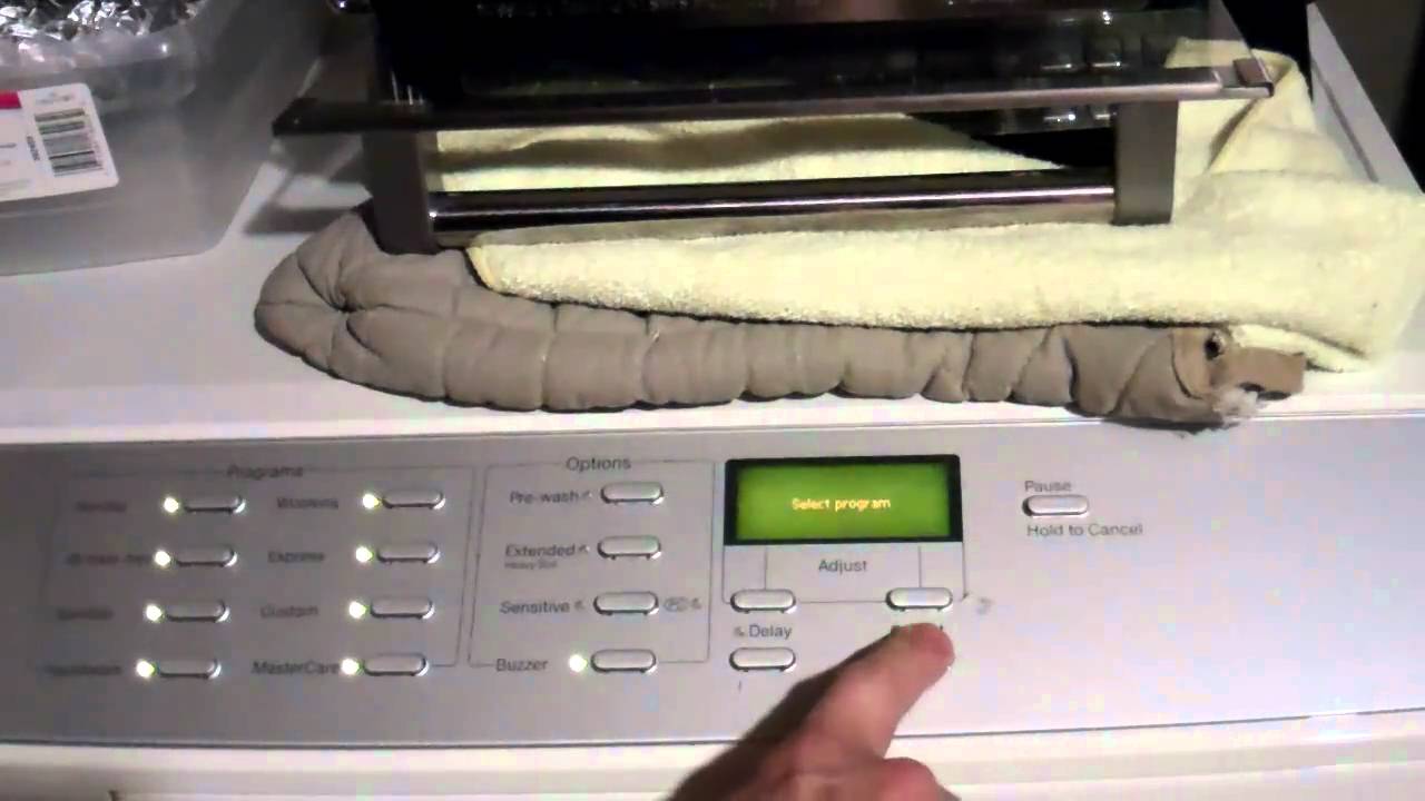 miele-w4842-entering-program-mode-youtube