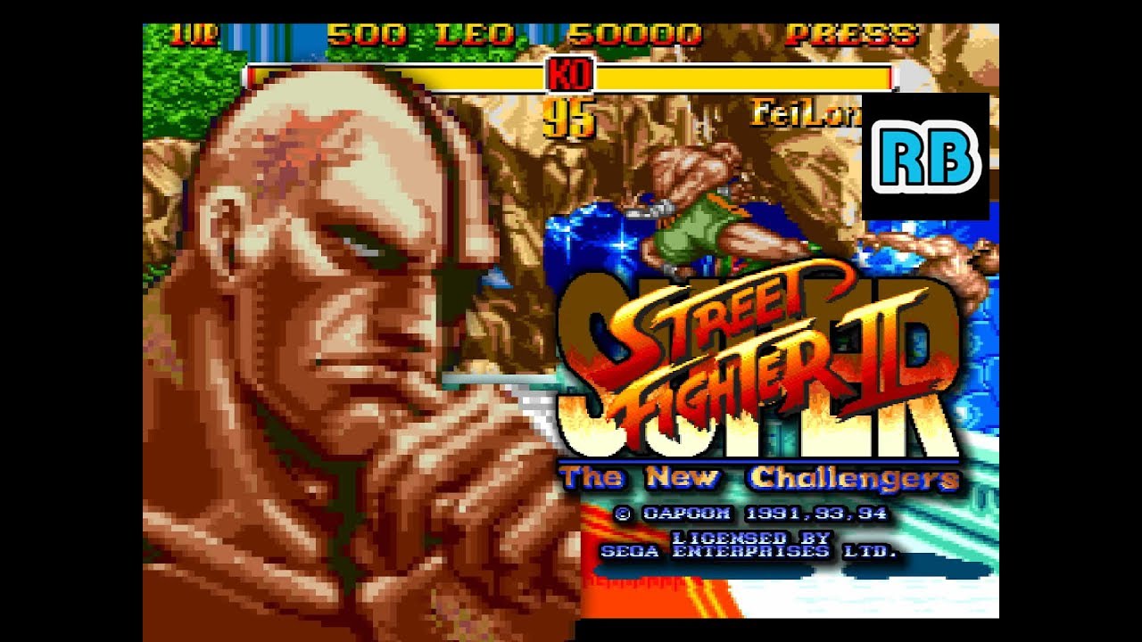 1994 [60fps] MD Super Street Fighter II Sagat ALL - YouTube