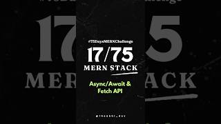 Clean Async Code with Fetch API
