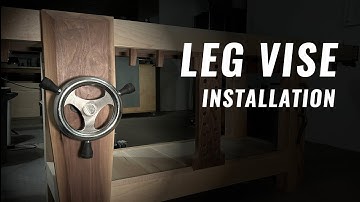 Installatie van de Benchcrafted Glide Leg Vise // Hoe te installeren