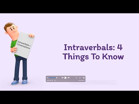 Video: Intraverbal qobiliyatlar nima?