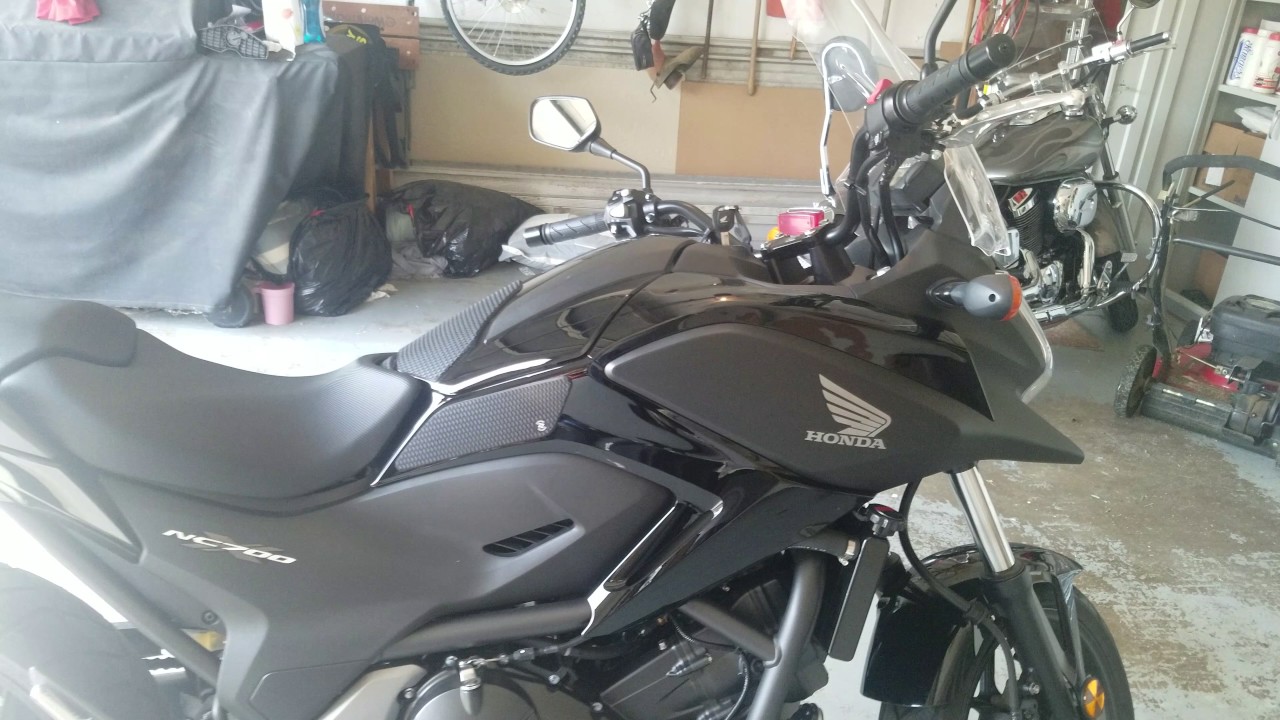 Honda Nc700x TechSpec snake skin tank pad YouTube
