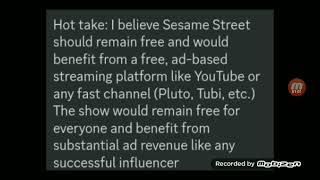 Should Sesame Street have a FAST channel?
