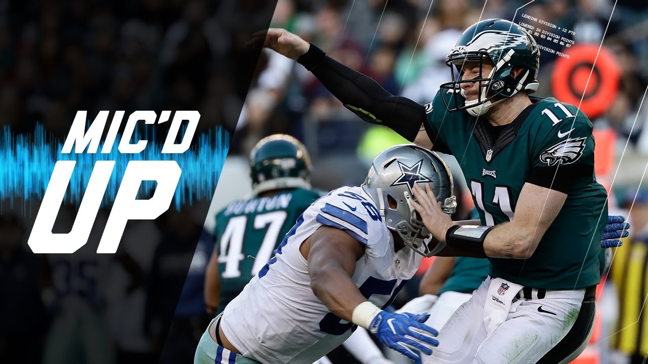Carson Wentz Mic'd Up Finishes His Rookie Season in Week ...
