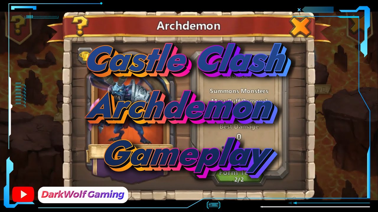 Castle Clash🎮Castle Crisis (Archdemon)🎮