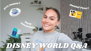 DISNEY WORLD Q&A - Chit Chat Get ready with me! ✨🤩