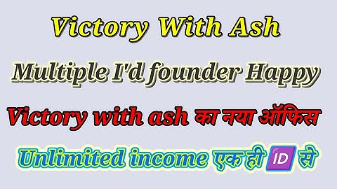 Victory with ash live | Kyc update | lounch update | bonus commission update | #onpassive 