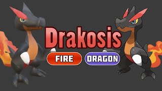 Making of PokeGems' Drakosis Pokémon