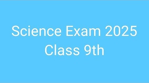 Class 9th Science Paper September 2025 | 9th Class Science Paper Solution 18 September 2025 Real 