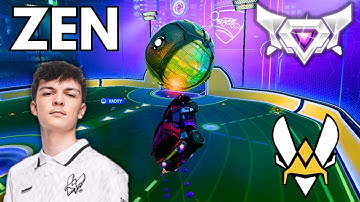 ZEN has GENIUS MECHANICS in Rocket League.. (SSL 2v2)