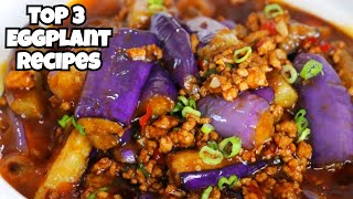 Top 3 Chinese Eggplant Recipes by CiCi Li