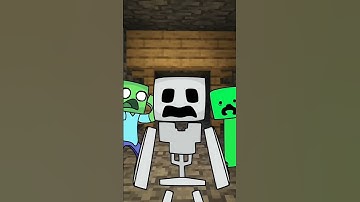 Switching to peaceful Mode in Minecraft #shorts #Animated