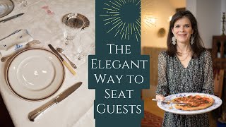 Elegant Hosting: When to Move to Dinner Table & How to Seat Your Guests