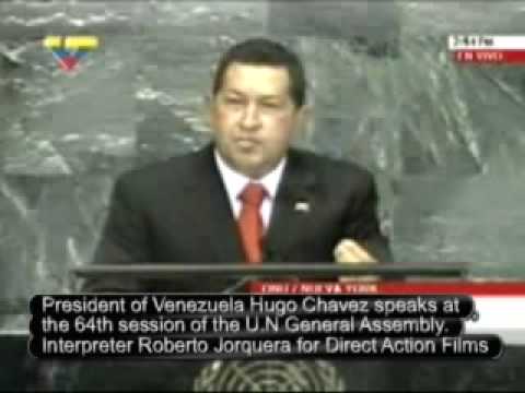 Chavez at UN 2009 Part 2-6 (English)