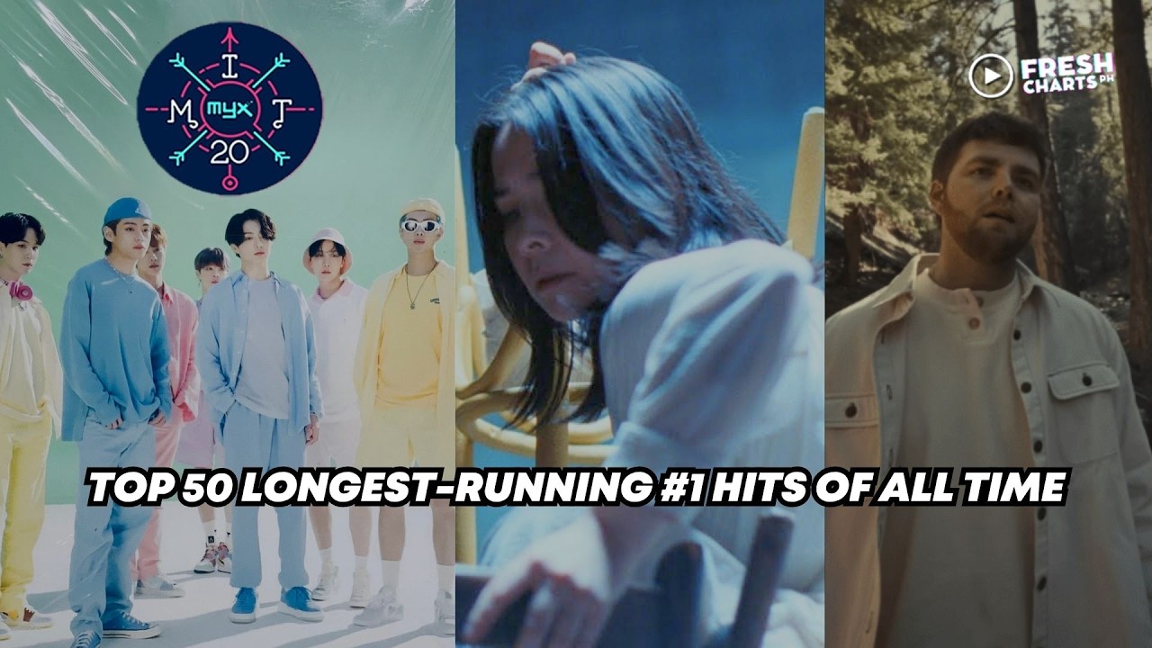 MYX INT'L TOP 20 (M.I.T.20) - TOP 50 Longest-Running Number 1 Hits of ...